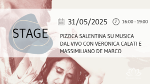 Stage di pizzica salentina a Roma con musica dal vivo