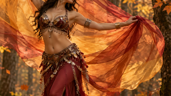 Danza con il velo rituale